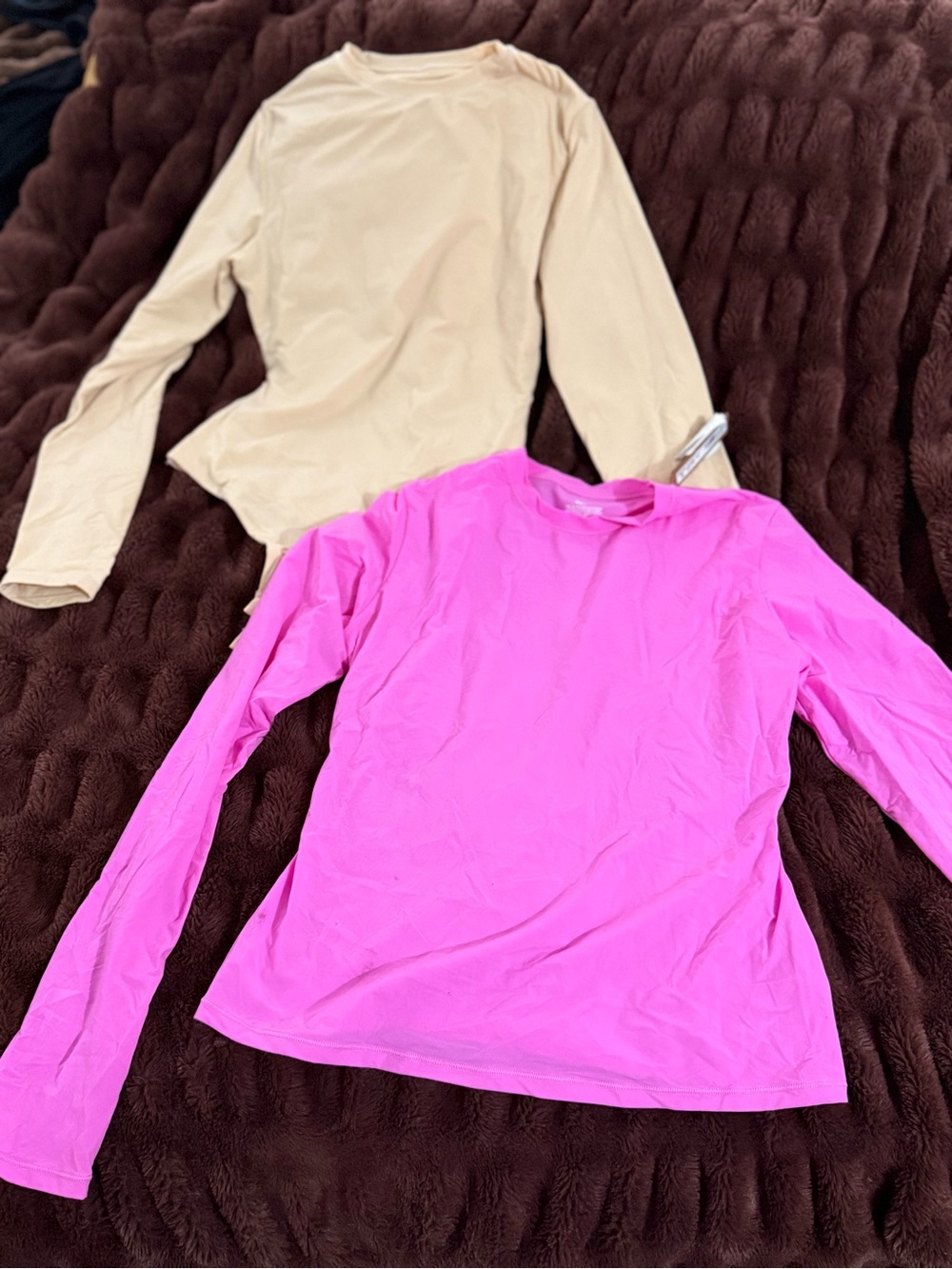 SKIMS Fits Everybody Long Sleeve Top Bodysuit Bundle Size M NWT NWOT (#21)